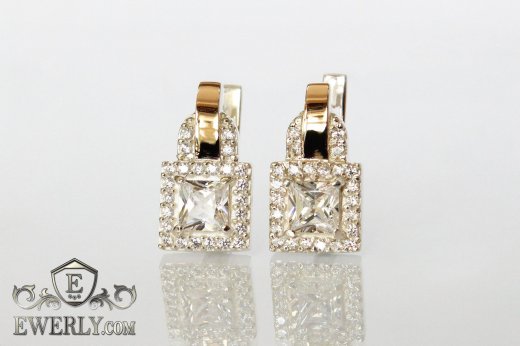 Earring of sterling silvers, фото