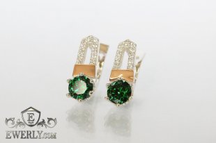 Earring of sterling silvers, фото