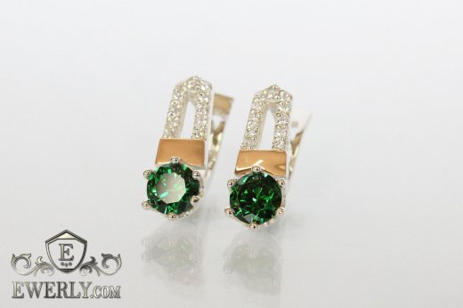 Earring of sterling silvers, фото