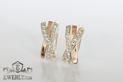 Earring of sterling silvers, фото