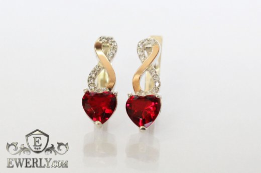 Earring of sterling silvers, фото