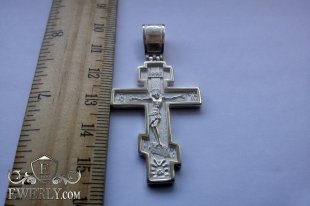 Men's cross of  silver, фото