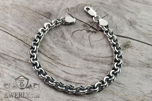 Bracelet "Lanterns" of  silver, фото