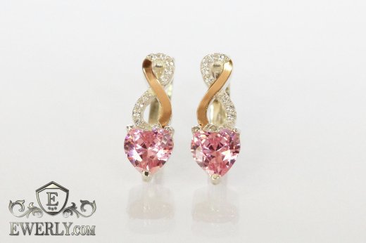 Earring of sterling silvers, фото