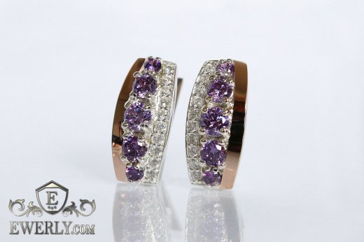 Earring of sterling silvers, фото