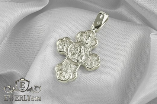 Cross of sterling silver without crucifix, фото