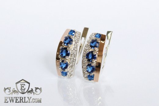 Earring of  silvers, фото