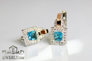 Earring of sterling silvers, фото