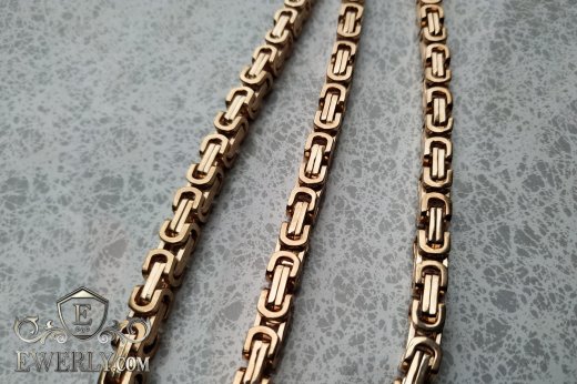 Weaving "David (gold)" of 14K gold, фото