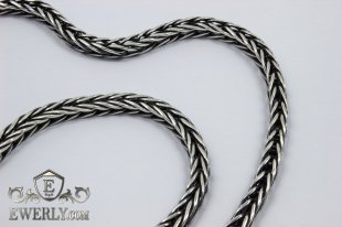 Chain "Spica" of sterling silver, фото