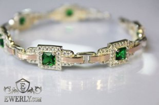 Bracelet for women of sterling silver, фото