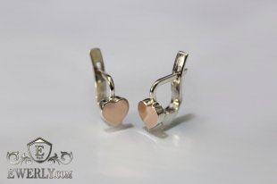 Earring of sterling silvers, фото