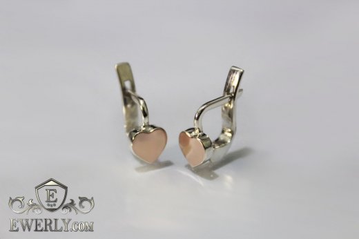 Earring of sterling silvers, фото