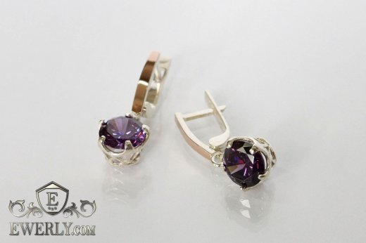 Earring of  silvers, фото