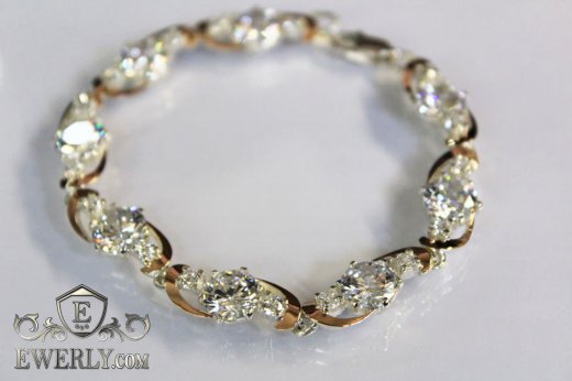 Bracelet for women of  silver, фото