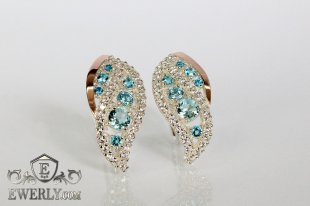 Earring of  silvers, фото