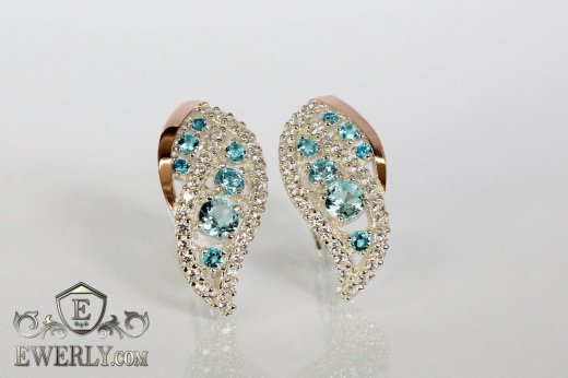 Earring of  silvers, фото