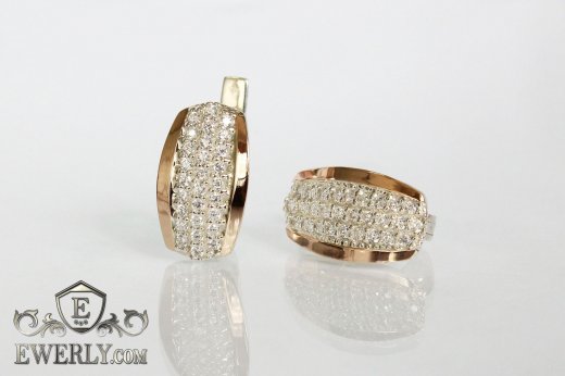 Earring of sterling silvers, фото