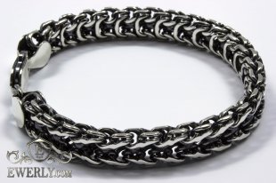 Bracelet "Phantom (Ramses and Double stream)" of  silver for men, фото