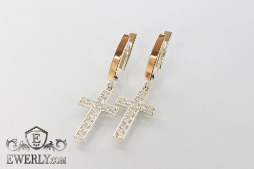Earring of sterling silvers, фото