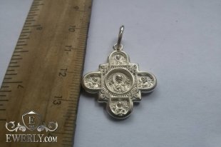 Cross of  silver without crucifix, фото