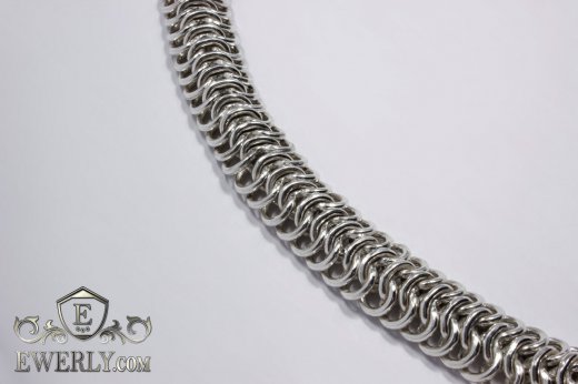 "Dragon Scale" of sterling silver, фото