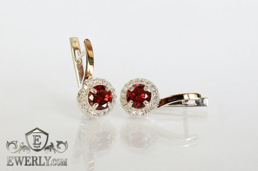 Earring of sterling silvers, фото