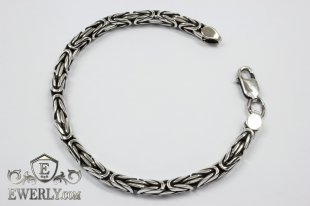 Bracelet "Byzantine (Byzantium)" of silver, фото