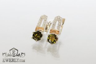 Earring of sterling silvers, фото