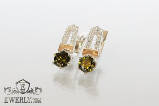 Earring of sterling silvers, фото
