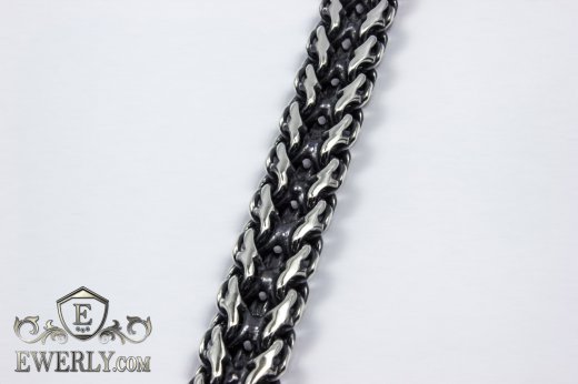 "Double stream (seagull)" of  silver, фото