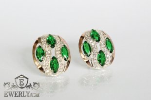 Earring of  silvers, фото