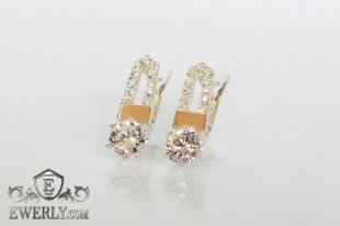 Earring of sterling silvers, фото
