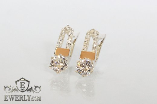 Earring of sterling silvers, фото