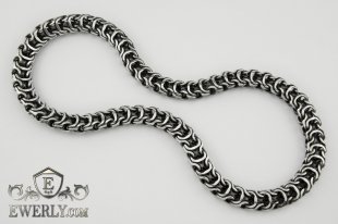 Big men's chain "Ramses" of sterling silver, фото