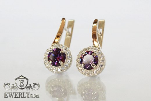Earring of sterling silvers, фото