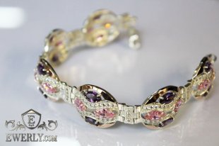 Women's bracelet of sterling silver, фото